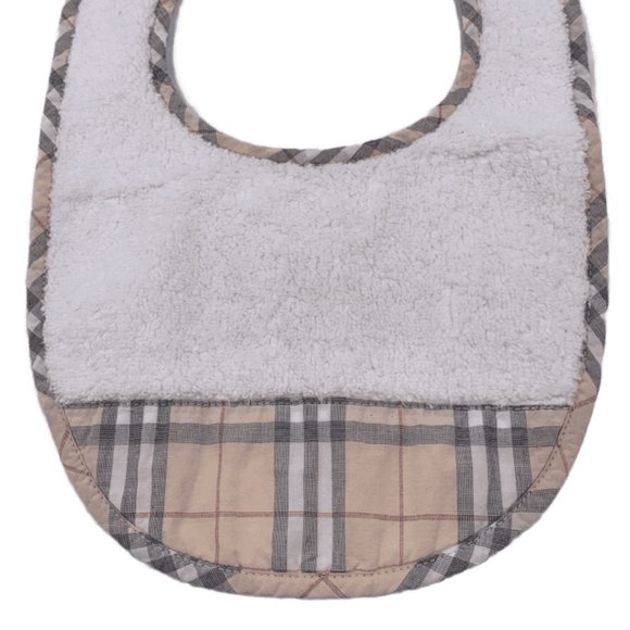 Authentic Burberry Baby Bib White - Picture 1 of 12